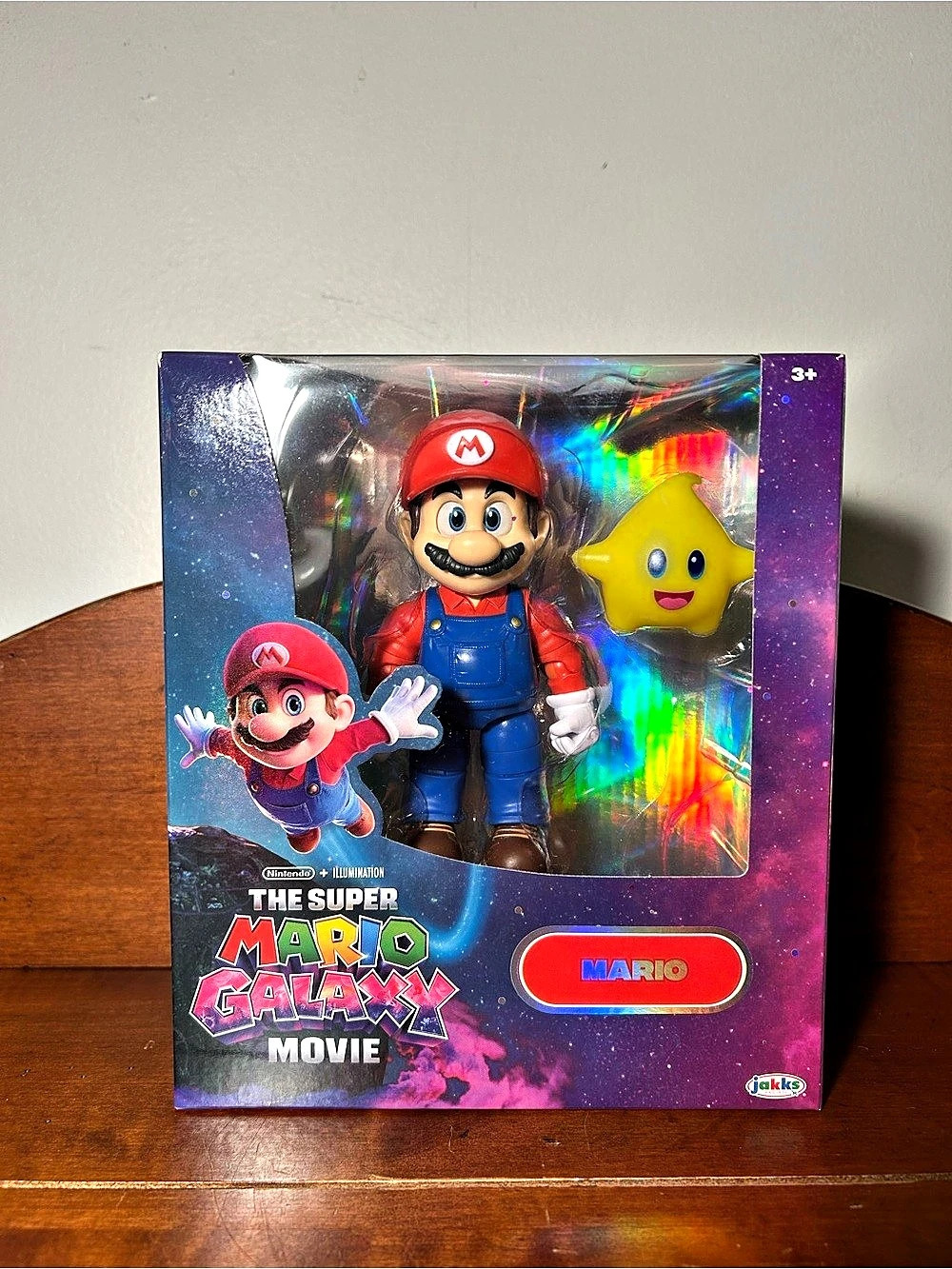 Nintendo The Super Mario Galaxy Movie Mario Figure & Star Accessory - Mario’s ab